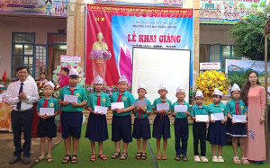 TRƯỜNG TIỂU HỌC NGHĨA TRUNG TỔ CHỨC LỄ KHAI GIẢNG NĂM HỌC 2026 – 2027