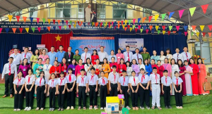 Trường THCS Nghĩa Trung long trọng tổ chức Lễ Khai giảng năm học 2026–2027