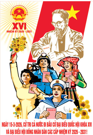 15.3.2026 Nhân dân xã Nghĩa Trung hãy đi bầu cử - Thể hiện quyền và trách nhiệm của nhân dân với quê hương đất nước