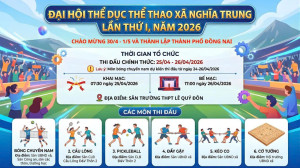 Nhiệt liệt chào mừng Đại hội Thể dục Thể thao sắp diễn ra tại xã Nghĩa Trung