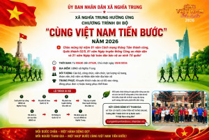 Hưởng ứng chương trình đi bộ "Cùng Việt Nam tiến bước" năm 2026