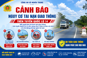 CẢNH BÁO NGUY CƠ TAI NẠN GIAO THÔNG TRÊN TUYẾN QUỐC LỘ 14