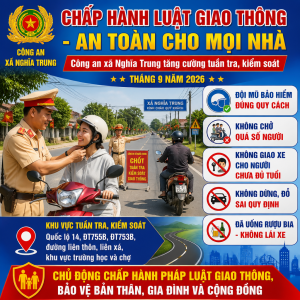 Cùng chung tay xây dựng văn hóa giao thông an toàn!