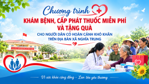 Nghĩa Trung: Chung tay chăm lo sức khỏe, lan tỏa yêu thương