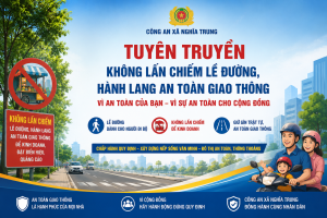 Không lấn chiếm lề đường, hành lang an toàn giao thông  để kinh doanh, đặt bảng hiệu, biển quảng cáo