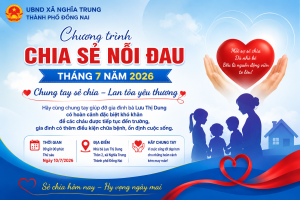 Chương trình "chia sẻ nỗi đau tháng 7 năm 2026"