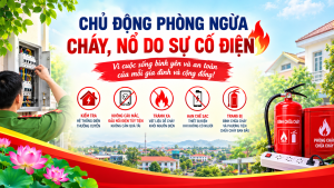 CHỦ ĐỘNG PHÒNG NGỪA CHÁY, NỔ DO SỰ CỐ ĐIỆN