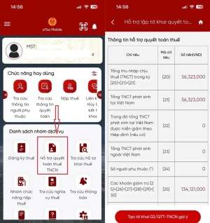 Ứng dụng Etax mobile trong nộp thuế