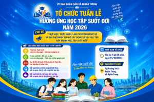 TUẦN LỄ HƯỞNG ỨNG HỌC TẬP SUỐT ĐỜI NĂM 2026