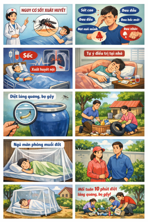 Phòng chống sốt xuất huyết - Bảo vệ sức khỏe cho gia đình và cộng đồng