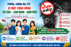 Chung tay xây dựng xã Nghĩa Trung không có ma túy!