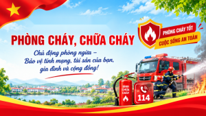 CHỦ ĐỘNG PHÒNG CHÁY, CHỮA CHÁY – BẢO VỆ TÍNH MẠNG, TÀI SẢN VÀ CUỘC SỐNG BÌNH YÊN