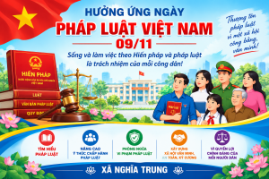 HƯỞNG ỨNG NGÀY PHÁP LUẬT NƯỚC CỘNG HÒA XÃ HỘI CHỦ NGHĨA VIỆT NAM