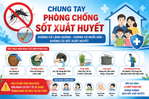 🦟 CHUNG TAY PHÒNG, CHỐNG SỐT XUẤT HUYẾT – BẢO VỆ SỨC KHỎE GIA ĐÌNH VÀ CỘNG ĐỒNG