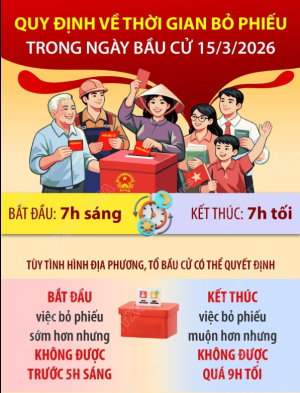 Hướng dẫn quy trình 6 bước bỏ phiếu
