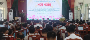 Nha Bích họp triển khai dự án cao tốc Bắc – Nam trên địa bàn xã.