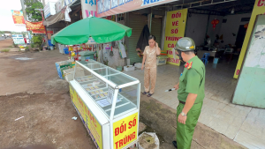 Xã Nha Bích quyết liệt triển khai Kế hoạch lập lại trật tự hành lang An toàn giao thông tuyến Quốc lộ 14