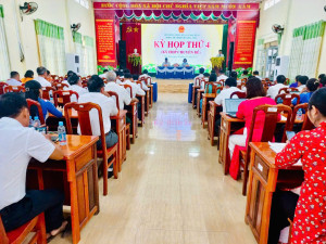 Kỳ họp thứ 4 HĐND xã Nha Bích khóa XII nhiệm kỳ 2021-2026