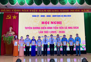 Nhân rộng điển hình tiên tiến xã Nha Bích giai đoạn 2025 – 2030