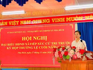Tổ đại biểu HĐND xã số 3 đã hoàn thành tiếp xúc cử tri trước kỳ họp thường lệ cuối năm 2025