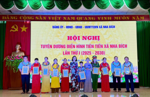 Nha Bích hướng về Đại hội Thi đua yêu nước toàn quốc lần thứ XI