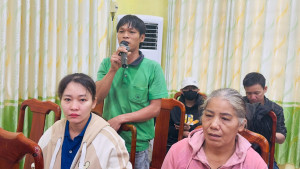 Xã Nha Bích tổ chức họp đối thoại liên quan đến chế độ, chính sách của người lao động tại Công ty TNHH Sâm Đông