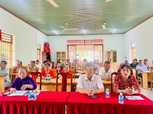 Các khu dân cư xã Nha Bích tổ chức ngày hội Đại đoàn kết toàn dân tộc