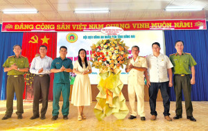 Xã Nha Bích thành lập Chi hội Cựu Công an nhân dân.