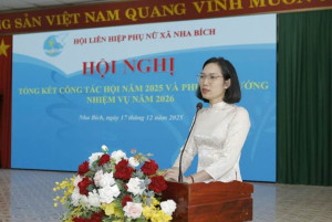 Nha Bích tổng kết công tác Hội và phong trào phụ nữ năm 2025