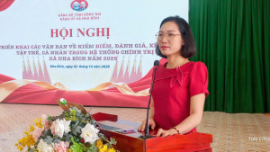 Hội nghị triển khai Quy định và Hướng dẫn về kiểm điểm, đánh giá, xếp loại tập thể, cá nhân trong hệ thống chính trị xã