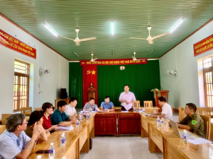 Lãnh đạo UBND xã Nha Bích thăm và làm việc với Ấp 2, Minh Thắng 2, Minh Lập 2