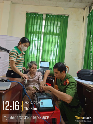 Công an xã Nha Bích với phong trào “3 Nhất”