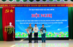 Năm 2025 UBND xã Nha Bích đã hoàn thành đạt và vượt 15/16 chỉ tiêu chủ yếu được HĐND xã giao