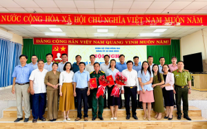 Đảng uỷ xã Nha Bích tổ chức Hội nghị Công bố Quyết định về công tác cán bộ