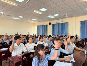 Hội nghị Liên tịch lấy ý kiến cử tri nơi công tác đối với những người được giới thiệu ứng cử đại biểu Hội đồng nhân dân xã Nha Bích, nhiệm kỳ 2026-2031