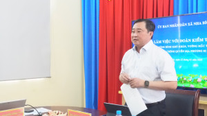 Sở Nội Vụ tỉnh Đồng Nai khảo sát, nắm tình hình khó khăn, vướng mắc trong quá trình tổ chức hoạt động, vận hành  mô hình chính quyền địa phương 02 cấp tại xã Nha Bích