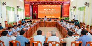 Xã Nha Bích tổ chức họp bình cử, công khai cho nam công dân sẵn sàng nhập ngũ và tham gia nghĩa vụ công an nhân dân năm 2026