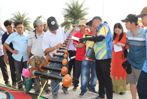 Đặc sắc hội thi diều sáo nghệ thuật ở Nha Bích