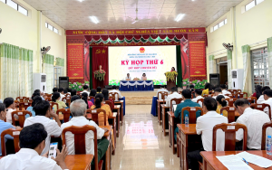 HĐND xã Nha Bích tổ chức Kỳ họp lần thứ 6 (kỳ họp chuyên...