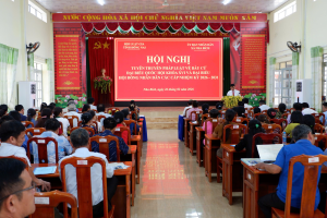 Hội nghị tuyên truyền pháp luật về bầu cử đại biểu Quốc hội và đại biểu HĐND các cấp.