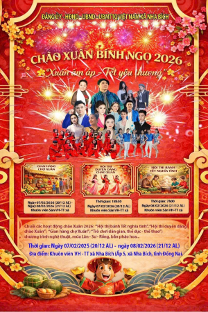 Thông báo chuỗi hoạt động chào Xuân 2026 tại xã Nha Bích