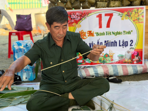 Hội thi “Bánh Tết nghĩa tình” thu hút sự tham gia của đông đảo quần chúng nhân dân