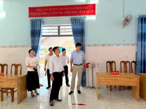 Đoàn kiểm tra số 1 đi kiểm tra công tác chuẩn bị bầu cử đại biểu Quốc hội và đại biểu Hội đồng nhân dân các cấp nhiệm kỳ 2026 – 2031