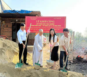 Nha Bích khởi công xây dựng nhà tình thương chào mừng thành công cuộc bầu cử đại biểu Quốc hội và HĐND các cấp nhiệm kỳ 2026-2031