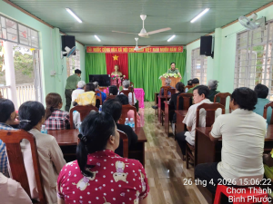 Công an xã Nha Bích tổ chức tuyên truyền pháp luật, góp phần giữ vững an ninh trật tự tại cơ sở