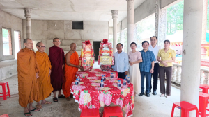 Đoàn Sở Dân tộc và Tôn giáo tỉnh Đồng Nai thăm, chúc Tết Chôl Chnăm Thmây tại Chùa Bồ Đề