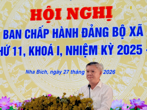 Khơi dậy khí thế mới, quyết tâm mới từ Hội nghị Ban Chấp hành Đảng bộ xã Nha Bích lần thứ 11, nhiệm kỳ 2025-2030