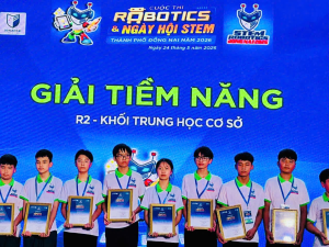 Đội tuyển xã Nha Bích đạt thành tích tại Cuộc thi Robotic và Ngày hội STEM thành phố Đồng Nai năm 2026