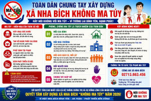 Toàn dân chung tay xây dựng xã Nha Bích không ma túy