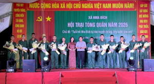 Xã Nha Bích triển khai công tác tuyển chọn, gọi công dân nhập ngũ và thực hiện nghĩa vụ tham gia Công an nhân dân năm 2027